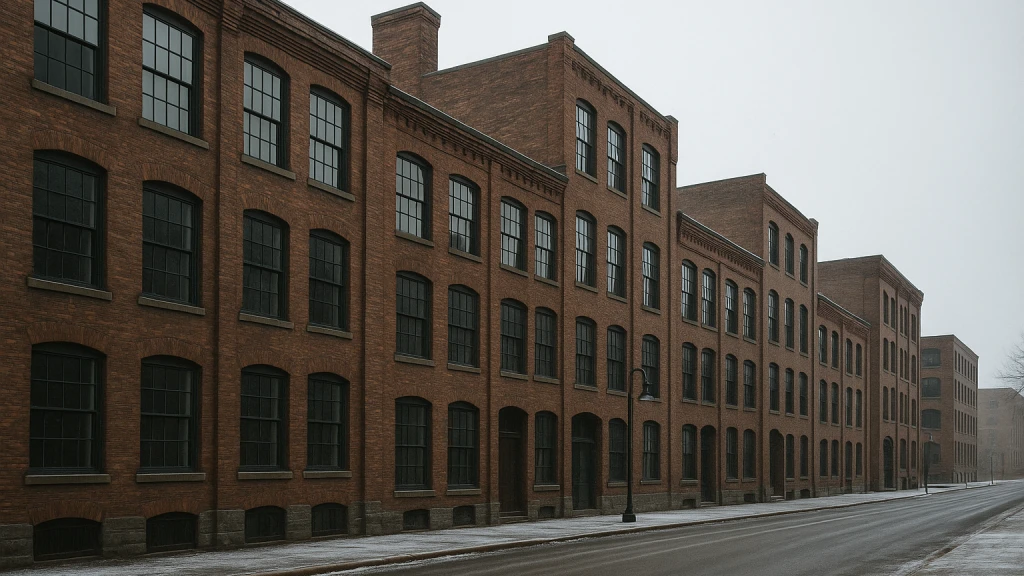 Converted warehouse loft buildings in downtown Saint Paul's Lowertown district