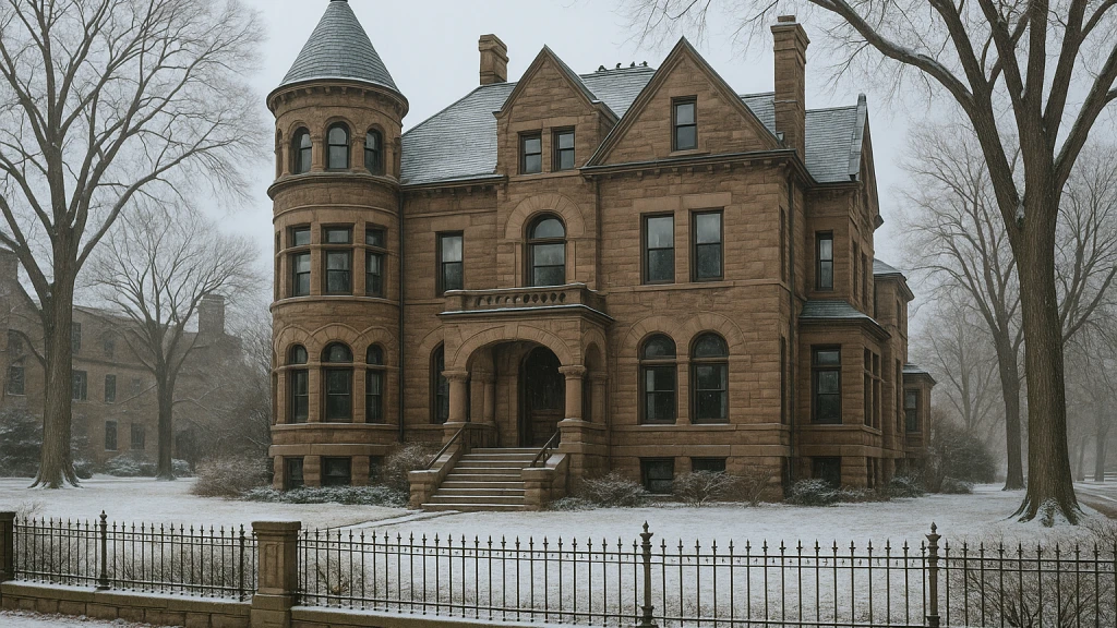 A grand historic home on Summit Avenue in the Summit Hill neighborhood of Saint Paul